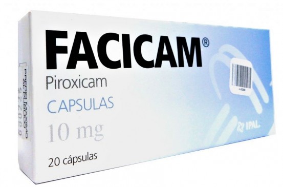 Feldene Facicam Piroxicam 10 mg 40 Caps