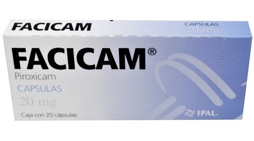 Feldene Piroxicam 20 mg 20 Caps