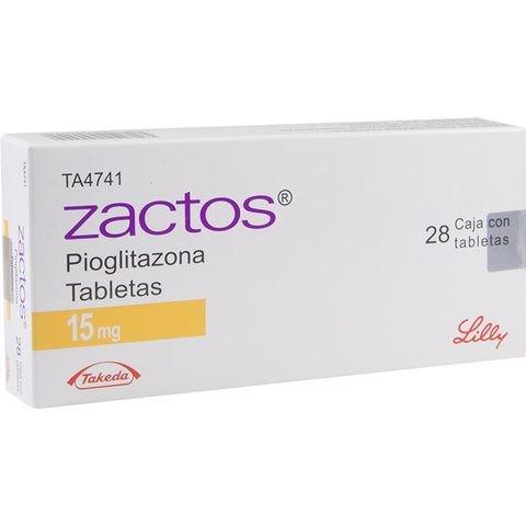 Actos Zactos Pioglitazone 15 mg 28 tabs