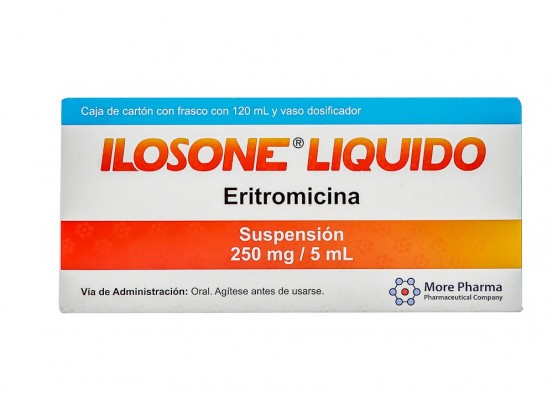 EryPed llosone Erythromycin 250 mg 40 Caps