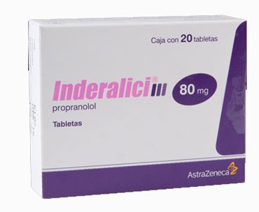 Inderal Inderalici Propranolol hydrochloride 80 mg 40 Tabs