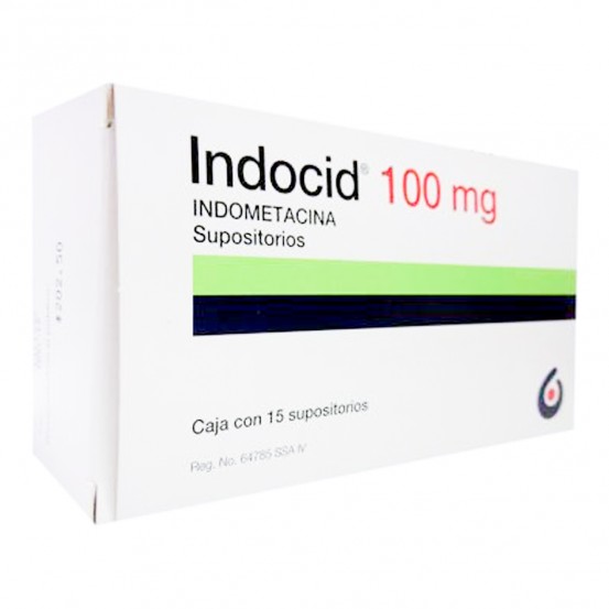 Indomethacin indocid Suppository 100 mg 15 suppositories
