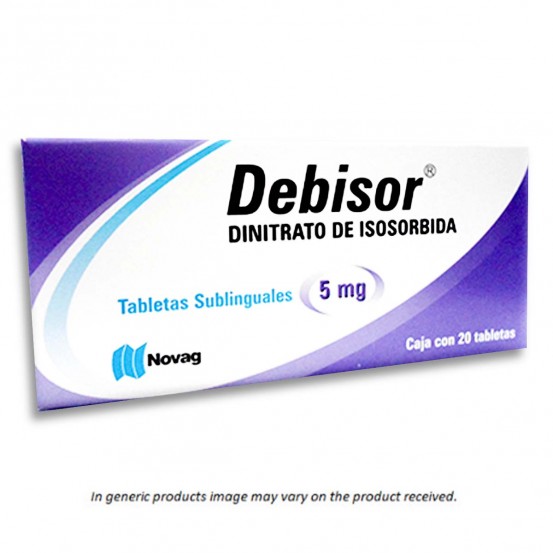 Isorbid Sorbitrate Isosorbide dinitrate Generic 10 mg 40 tabs