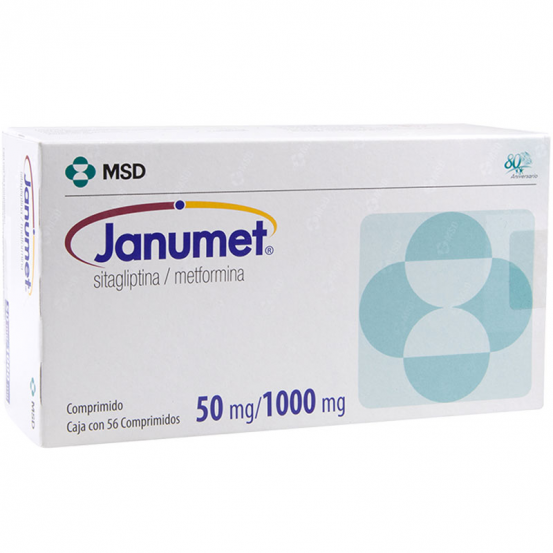 Janumet Sitagliptin & metformin 50/1000 mg 56 tabs