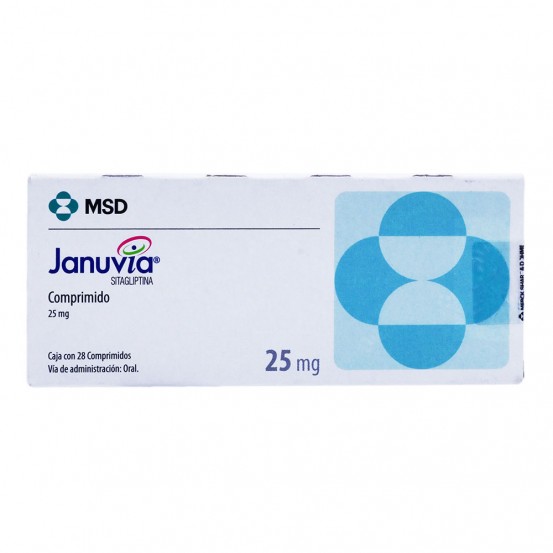 Januvia Sitagliptin 25 mg 28 Tabs