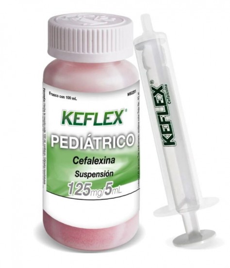 Keflex Cephalexin Susp Ped 125 mg 100 ml