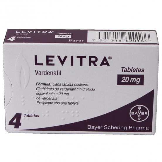 Levitra Vardenafil 20 mg 4 Tabs