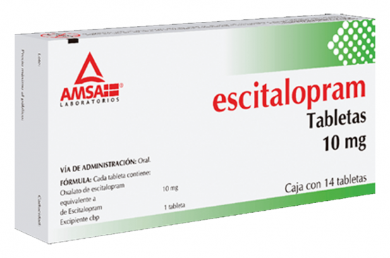 Lexapro Escitalopram Generic 10 mg 14 tabs