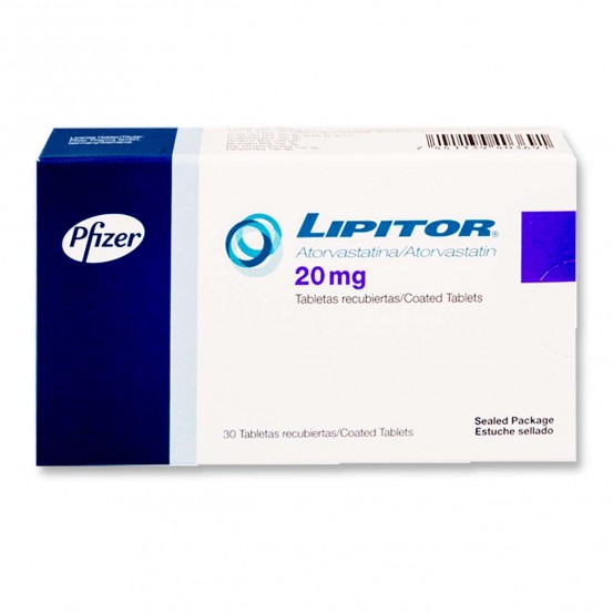 Lipitor Atorvastatin 20 mg 30 Tabs