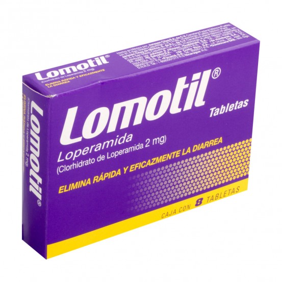 Lomotil Loperamide 2 mg 8 tabs