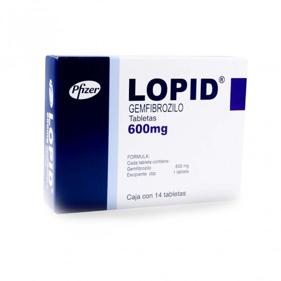 Lopid Gemfibrozil 600 mg 28 Tabs