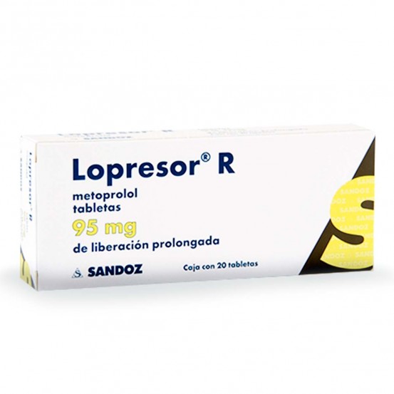 Lopressor Toprol XL Metoprolol 95 mg 20 tabs
