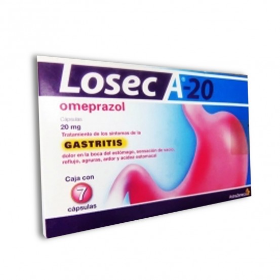 Losec A Prilosec Omeprazol 10 mg 28 caps
