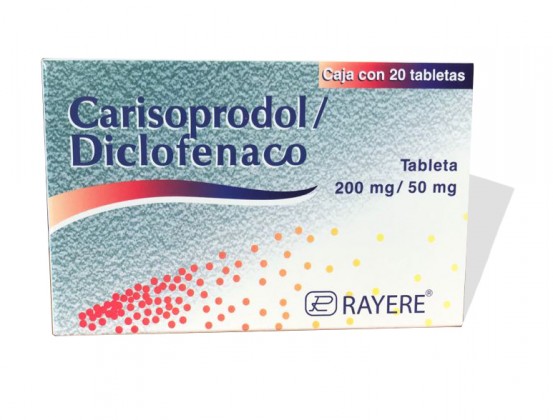 Diclofenac / Carisoprodol Generic 50 mg / 200 mg 30 tabs