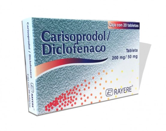 Diclofenac / Carisoprodol Generic 50 mg / 200 mg 30 tabs