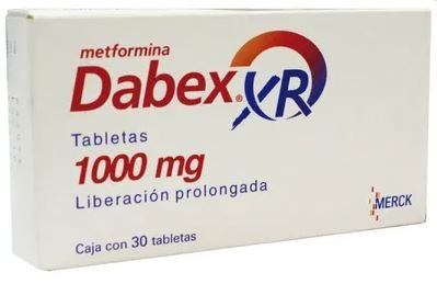 Metformin Dabex 1000 mg 30 Tabs
