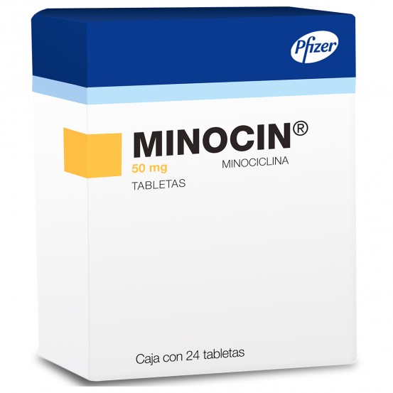 Minocin Minocycline 50 mg 24 Tabs