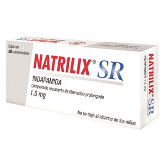 Natrilix SR indapamide 1.5 mg 30 Tabs