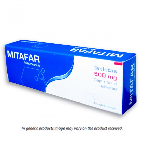 Nitazoxanide generic 500 mg 6 Tabs