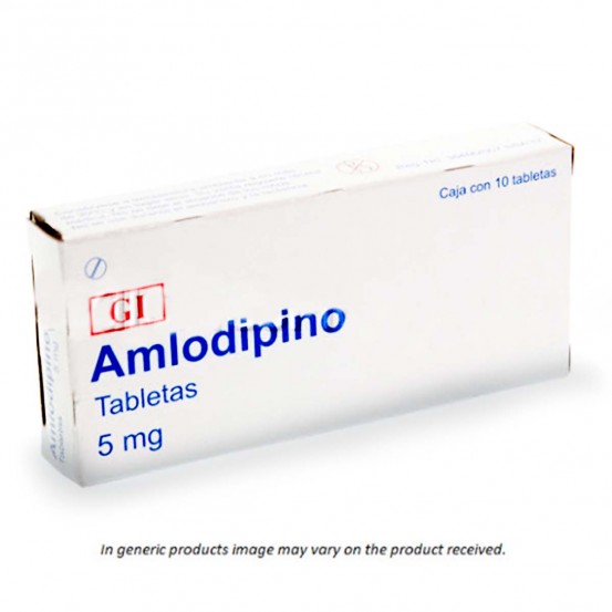 Norvas Amlodipine generic 5 mg 10 Tabs