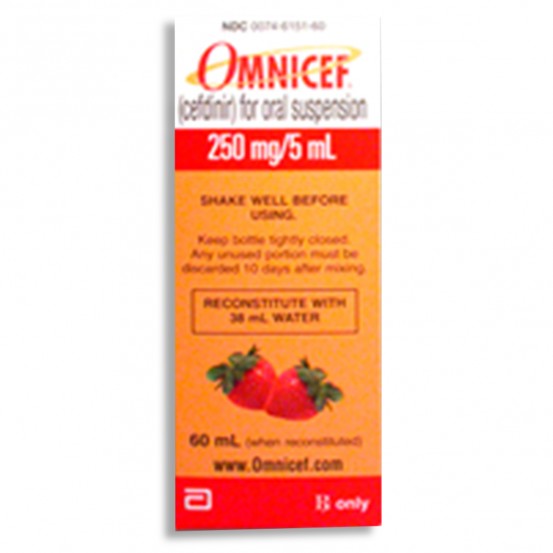 Omnicef R Cefdinir 250 mg Susp. 60ml