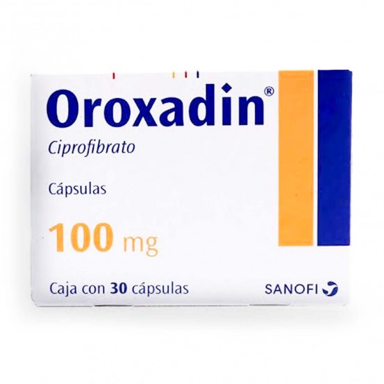 Oroxadin  Ciprofibrate 100 mg 30 Caps