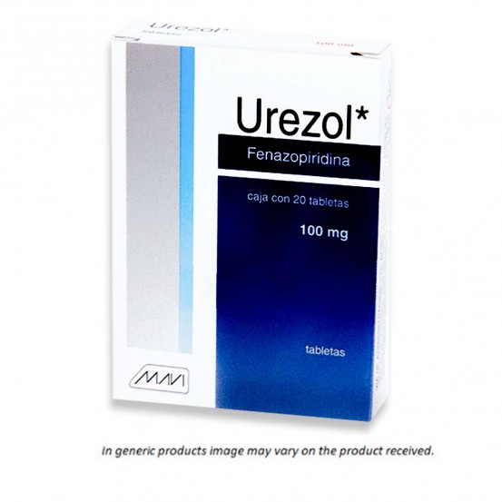 Pirimir   Phenazopiridine Generic 100 mg 20 tabs