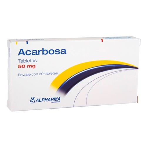 Precose acarbose generic 50 mg 30 tabs