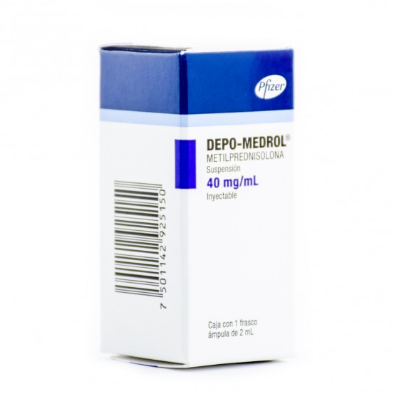 Prednicort Depo Medrol Methylprednisolone 40 mg 2 ml  FA