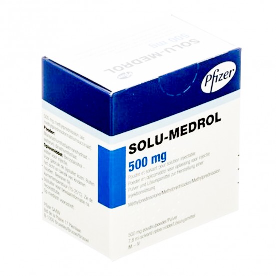 Prednicort Solu Medrol Methylprednisolone 500 mg  FA