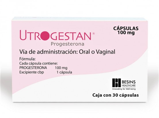 Progesterone Prometrium Utrogestan 100 mg 30 caps