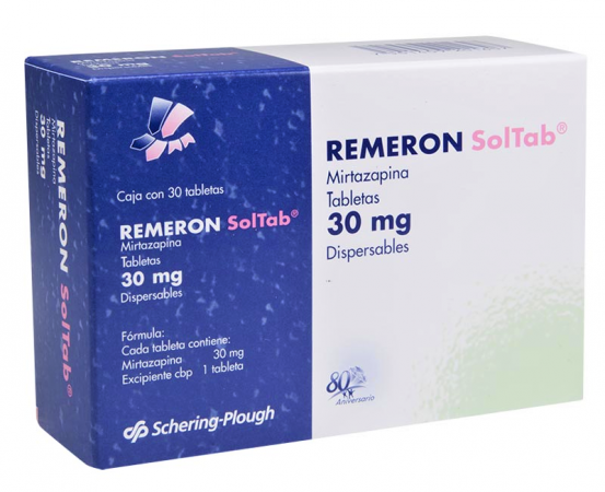 Remeron   Mirtazapine 30 mg 30 Dispersables tabs