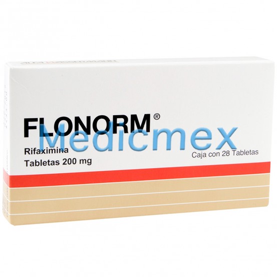 Rifaximin Flonorm  200 mg 28 tabs
