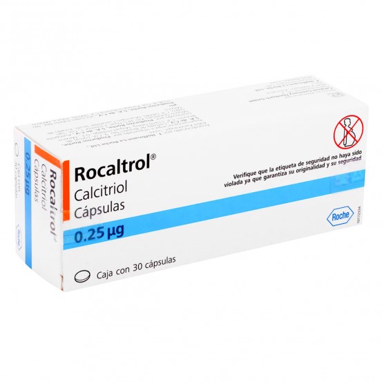 Rocaltrol Calcitriol 0.25 mcg 30 Caps