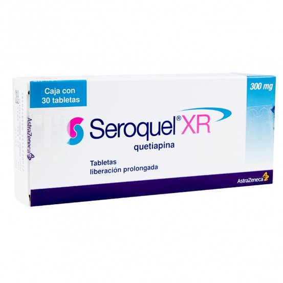 Seroquel XR Quetiapine 300 mg 30 Tabs