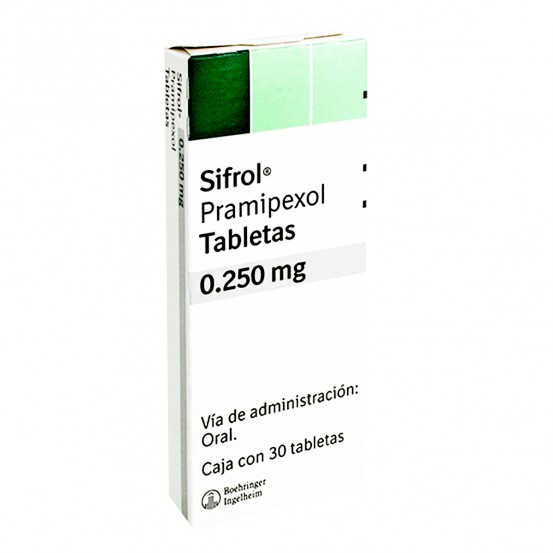 Sifrol Pramipexole 0.250 mg 30 Tabs