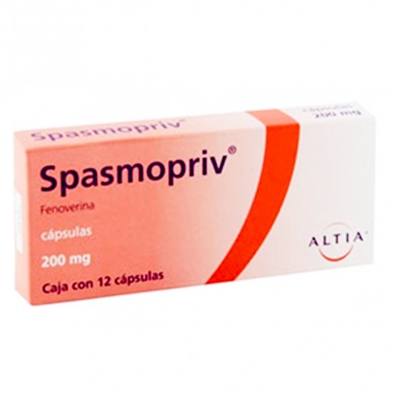 Spasmopriv Fenoverine 200 mg 12 caps
