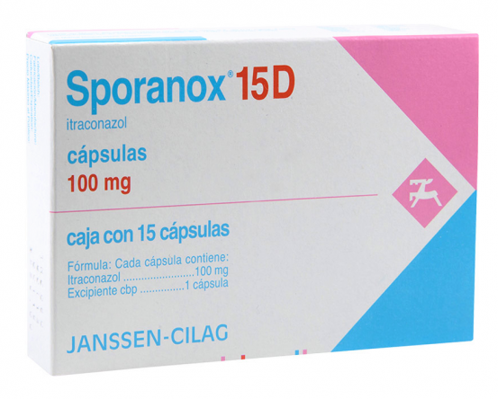Sporanox 15D Itraconazole 100 mg 30 Caps