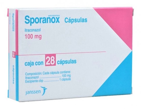 Sporanox Itraconazole 100 mg 28 Caps