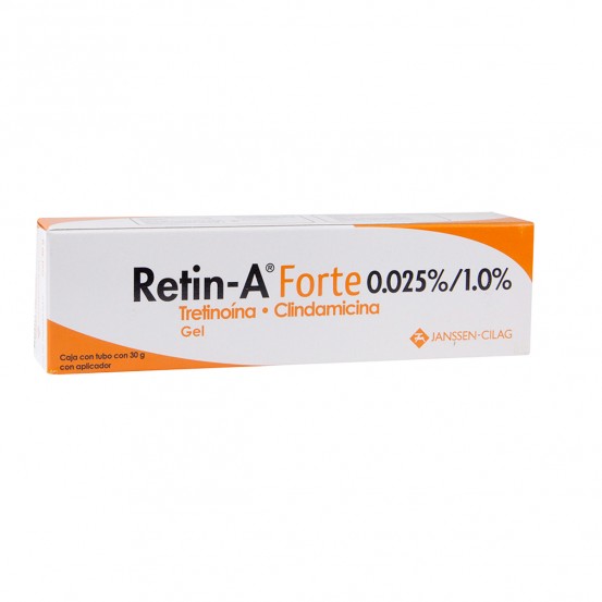 Retin A Gel Forte Tretinoin/Clindamycin 0.025% 1.0% 30 g