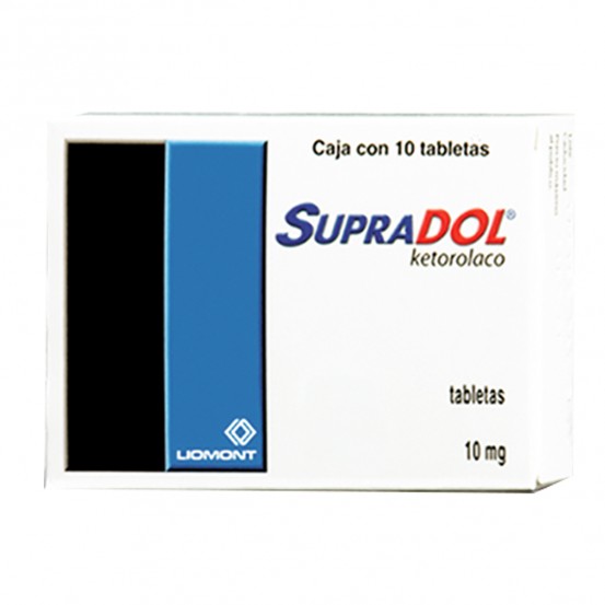 Supradol Ketorolac tromethamine 10 mg 40 Tabs
