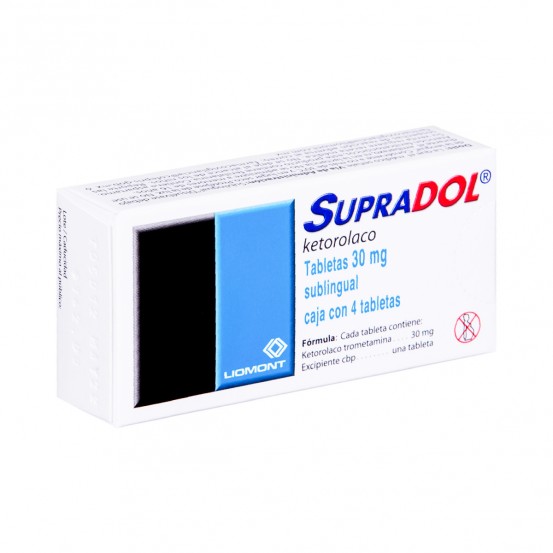 Supradol Sublingual  30 mg 4 Tabs