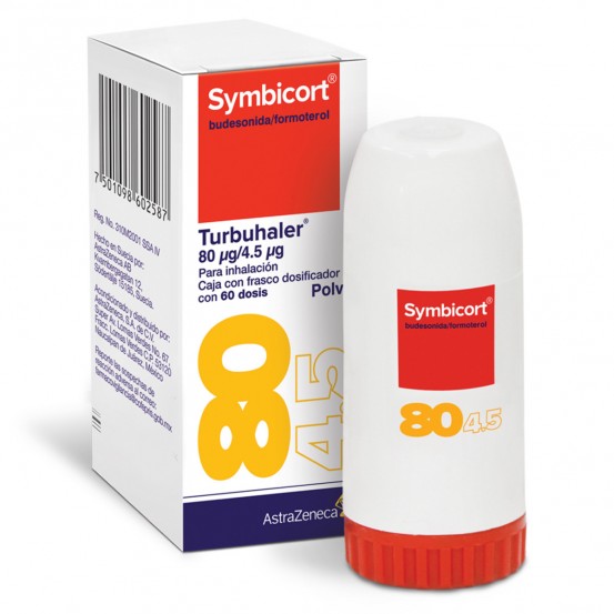 Symbicort budesonide Inhaler 80 mcg 60 doses