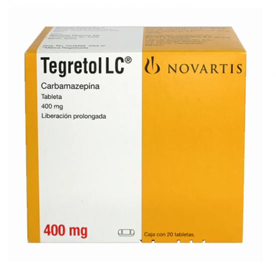 Tegretol LC Carbamazepine 400 mg 20 Tabs