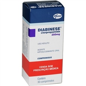 Diabinese Chlorpromazine 250 mg 100 Tabs