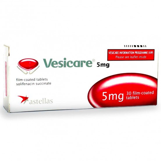 Vesicare Solifenacin 10 mg 30 Tabs