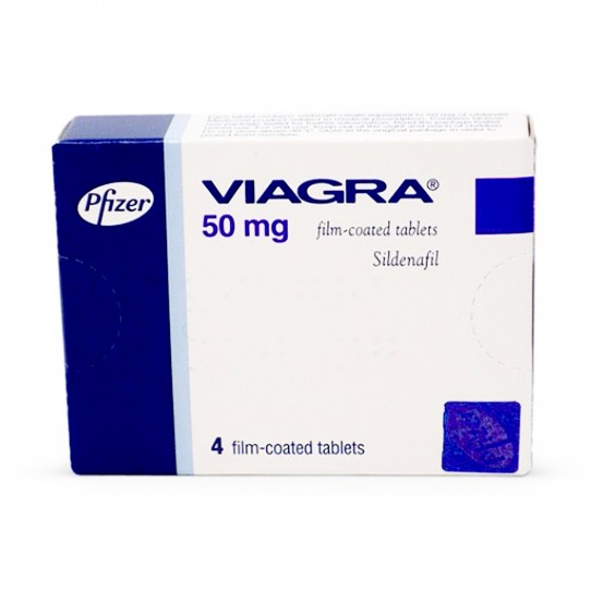 Viagra  Sildenafil  50 mg 4 Coated Tablets