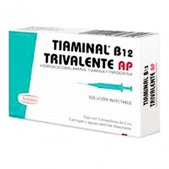Vitamin Tiaminal B12FA 50000 mcg 5 syringes