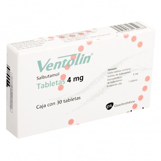 Volmax Ventolin Albuterol 4 mg 30 Tabs