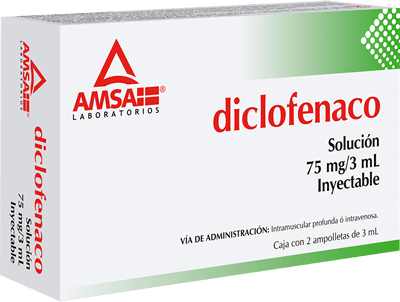 Voltaren Diclofenac Generic 75 mg /3 ml 4 ampoules